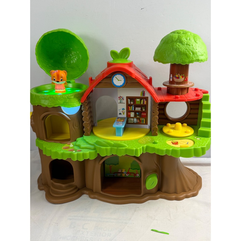 Timber Tots School Tree House Preschool Pretend Play Toy Lights Up